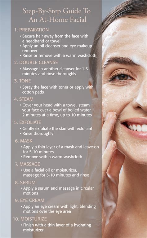 enorme facial|AT HOME FACIALS .